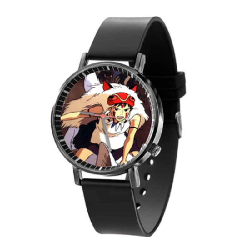 Princess Mononoke Studio Ghibli Arts Unisex Black Quartz Watch With Premium Gift Box