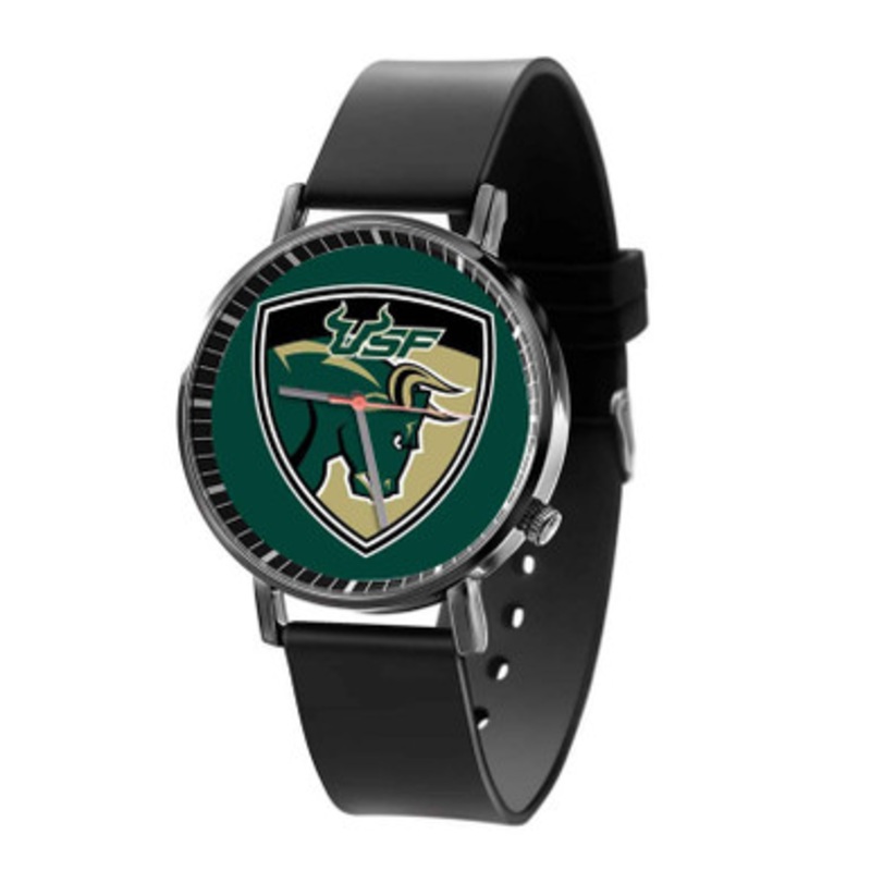 South Florida Bulls Black Quartz Watch Unisex With Premium Gift Box