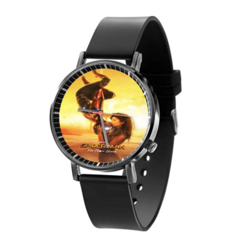 Spider Man Far From Home Black Quartz Watch Unisex With Premium Gift Box