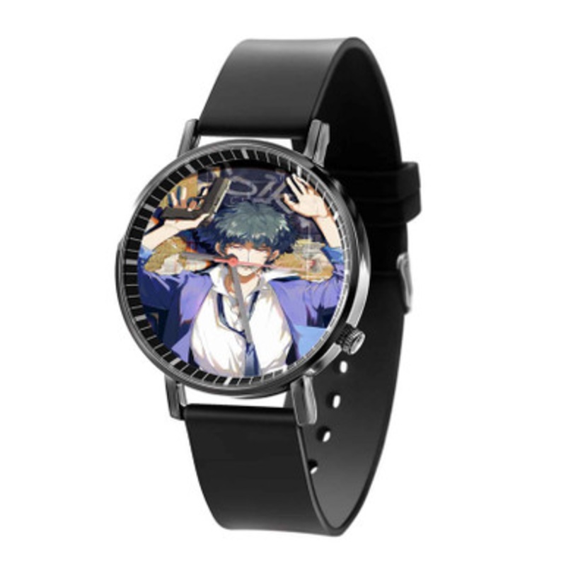 Spike Spiegel Cowboy Bebop Black Quartz Watch Unisex With Premium Gift Box