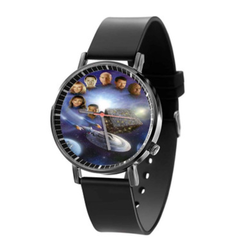 Star Trek The Next Generation 1987 Unisex Black Quartz Watch With Premium Gift Box