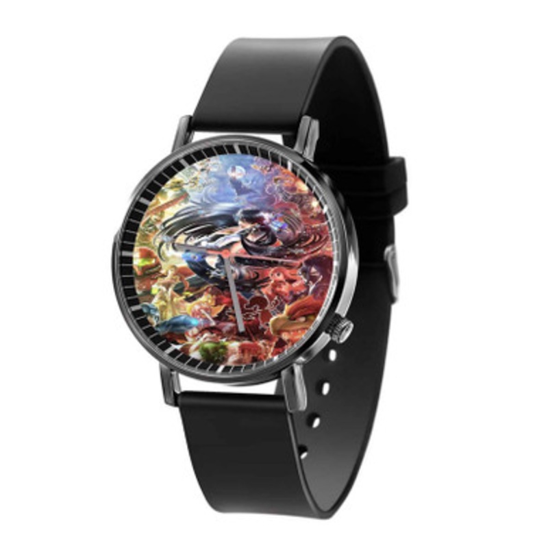 Super Smash Bros 4 Bayonetta Black Quartz Watch Unisex With Premium Gift Box