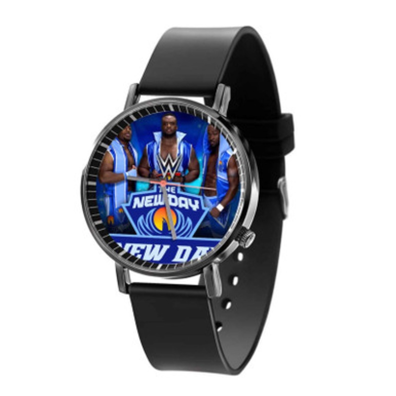 The New Day WWE Black Quartz Watch Unisex With Premium Gift Box