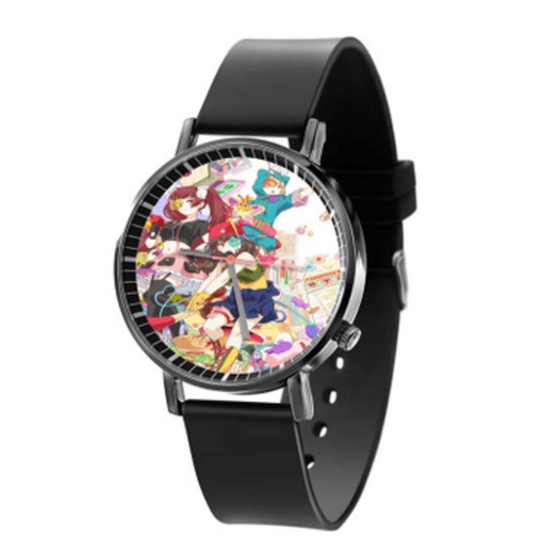 Urahara Black Quartz Watch Unisex With Premium Gift Box