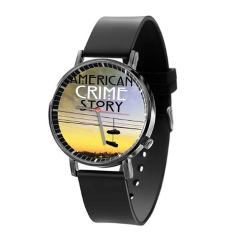 American Crime Story Movie Black Quartz Watch Unisex With Premium Gift Box