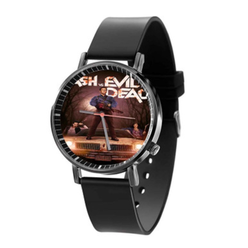 Ash vs Evil Dead Black Quartz Watch Unisex With Premium Gift Box
