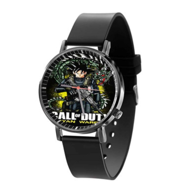 Call of Duty Saiyan Warfare Black Quartz Watch Unisex With Premium Gift Box
