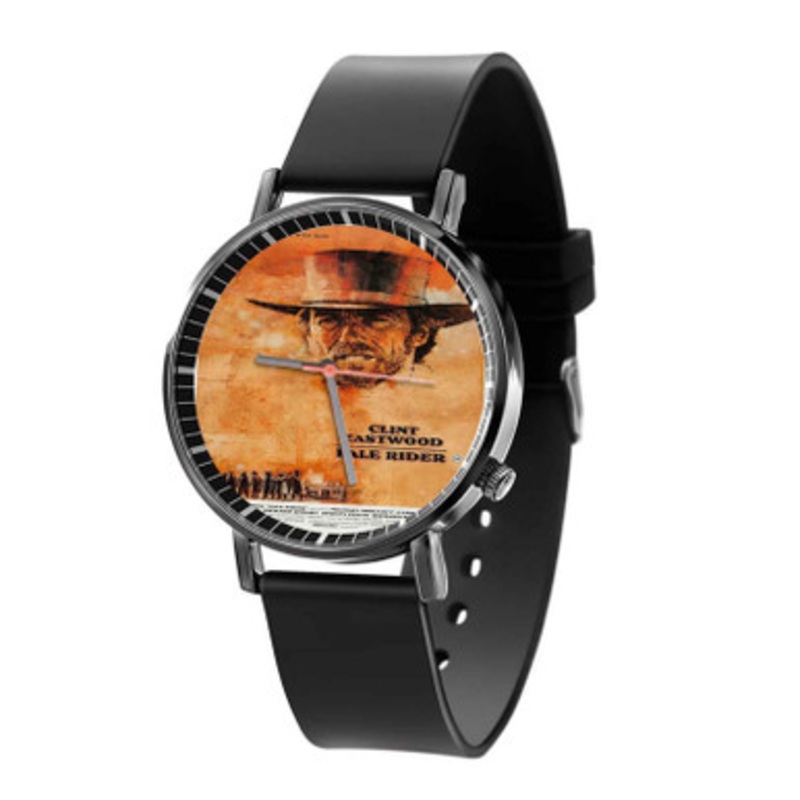 Clint Eastwood Pale Rider Black Quartz Watch Unisex With Premium Gift Box