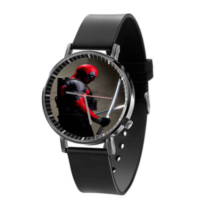 Deadpool Sword Black Quartz Watch Unisex With Premium Gift Box