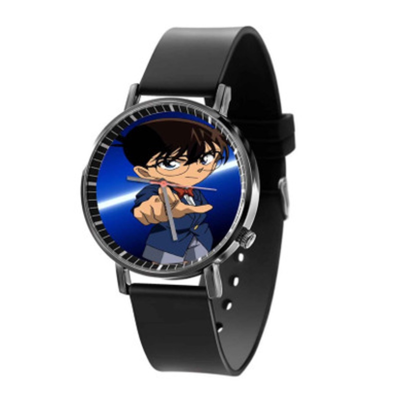 Detective Conan Black Quartz Watch Unisex With Premium Gift Box