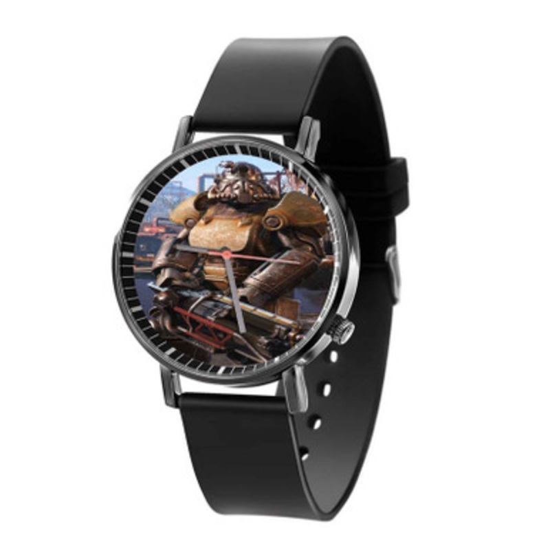 Fallout 4 Black Quartz Watch Unisex With Premium Gift Box