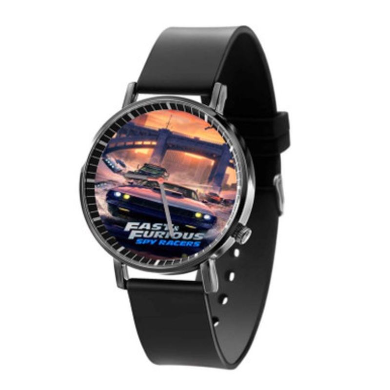 Fast Furious Spy Racers Black Quartz Watch With Premium Gift Box for Unisex