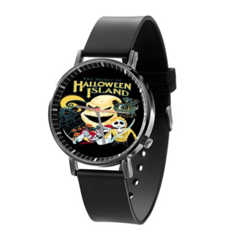 Hallowen The Nightmare Before Christmas Black Quartz Watch Unisex With Premium Gift Box