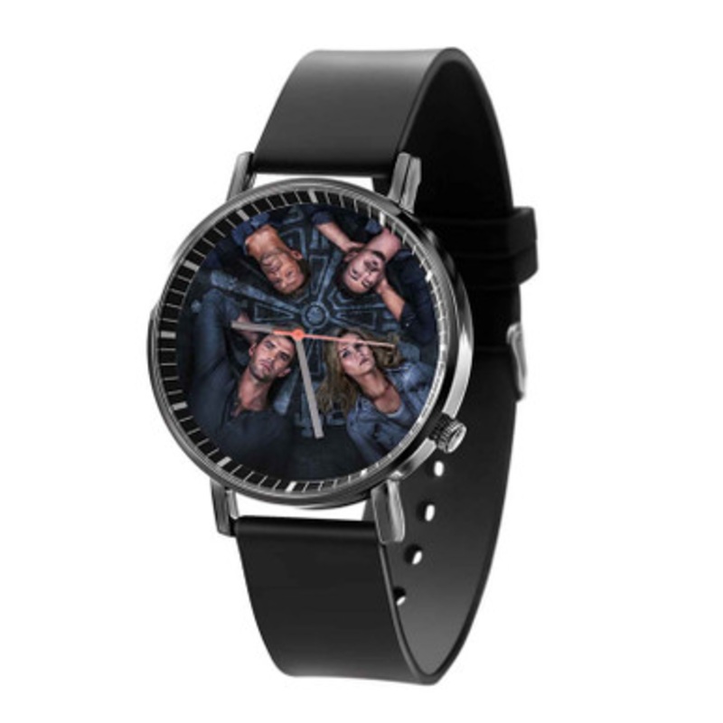 Haven Unisex Black Quartz Watch With Premium Gift Box