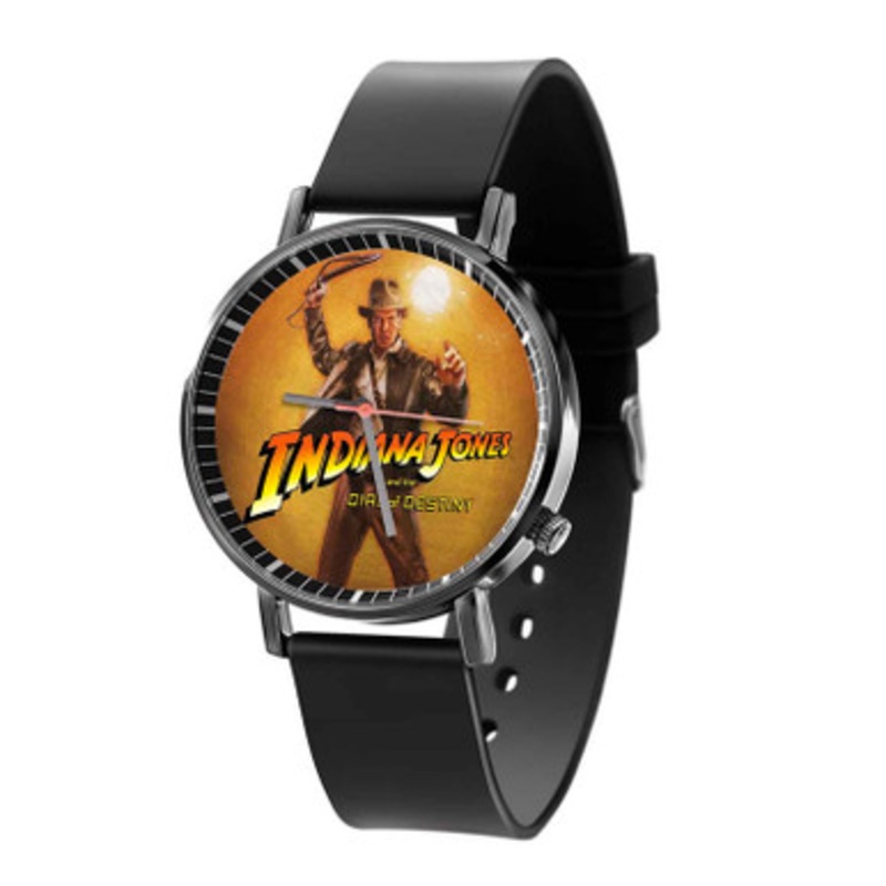 Indiana Jones and the Dial of Destiny Movie Black Quartz Watch With Premium Gift Box for Unisex