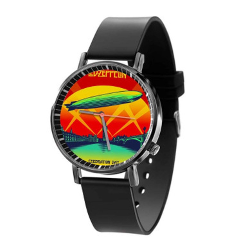 Led Zeppelin Celebration Day Black Quartz Watch Unisex With Premium Gift Box