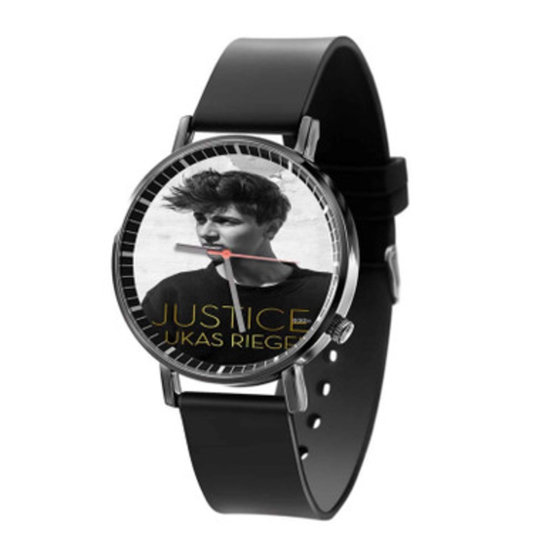 Lukas Rieger Black Quartz Watch Unisex With Premium Gift Box