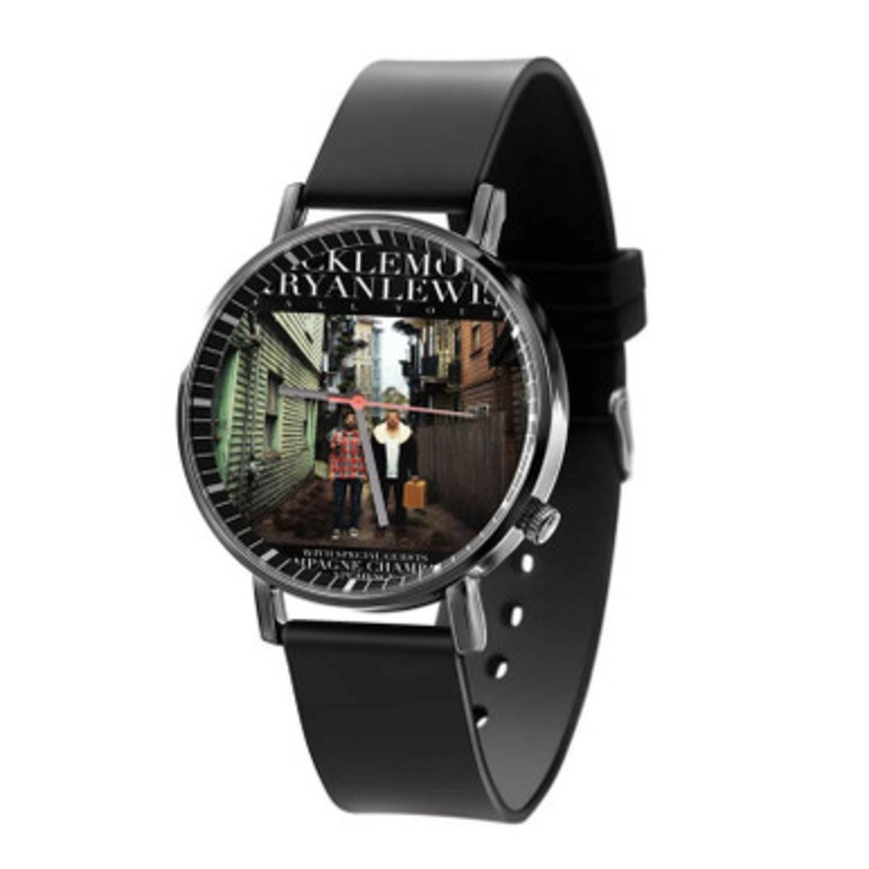 Macklemore and Ryan Lewis Black Quartz Watch Unisex With Premium Gift Box
