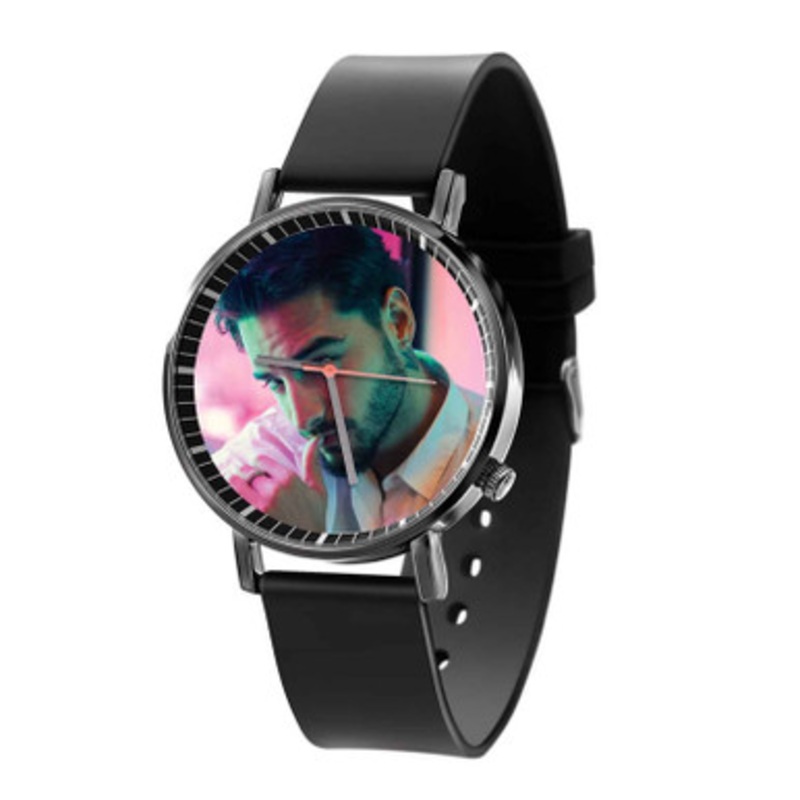 Maluma Black Quartz Watch Unisex With Premium Gift Box