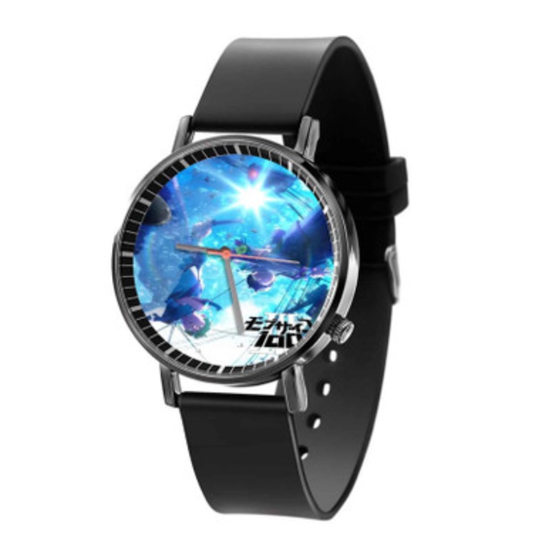 Mob Psycho 100 Black Quartz Watch With Premium Gift Box for Unisex