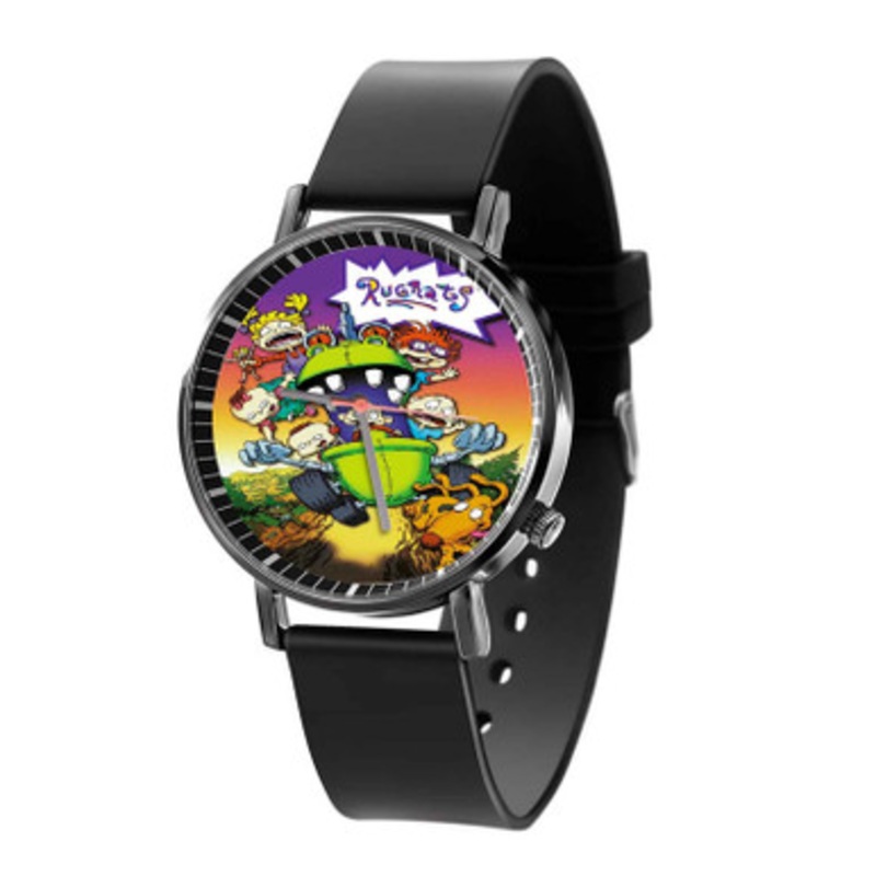 Rugrats Arts Unisex Black Quartz Watch With Premium Gift Box