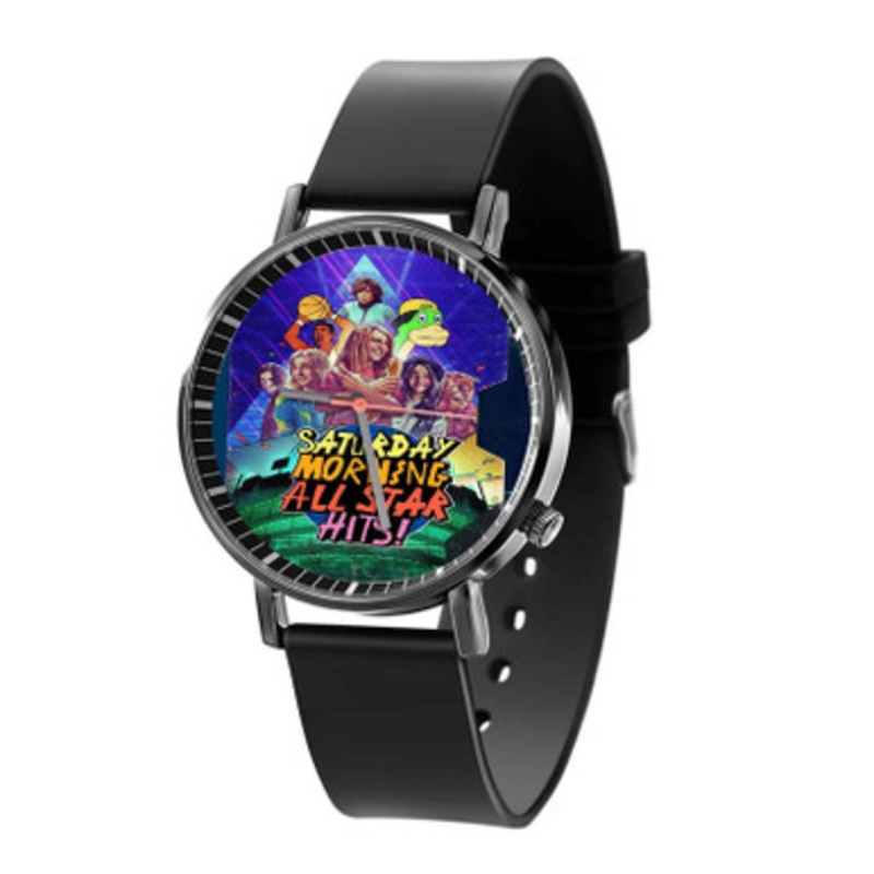 Saturday Morning All Star Hits Black Quartz Watch With Premium Gift Box for Unisex
