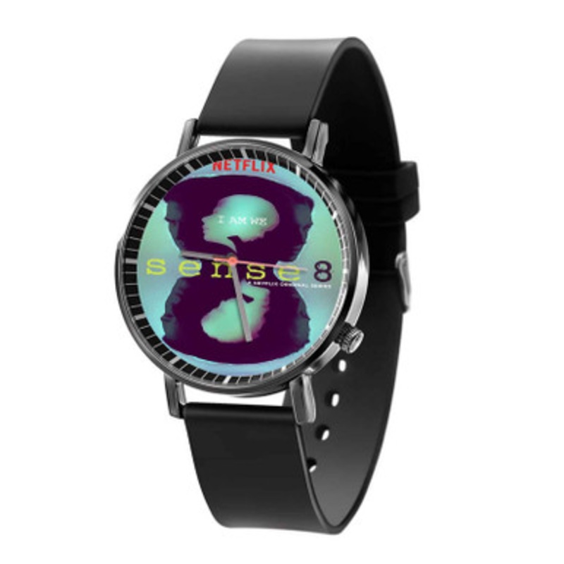 Sense 8 Unisex Black Quartz Watch With Premium Gift Box