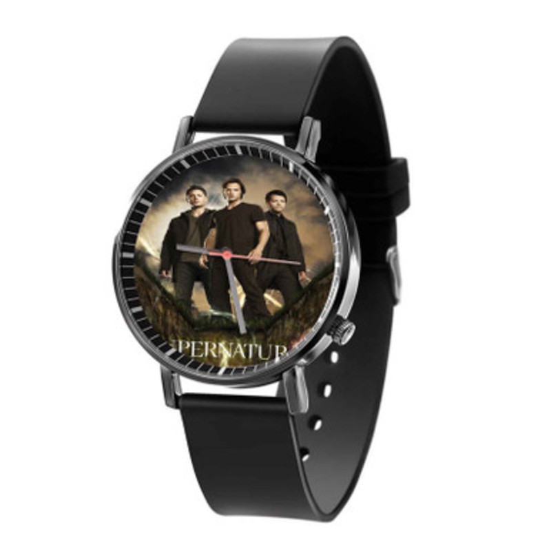 Supernatural Characters Black Quartz Watch Unisex With Premium Gift Box