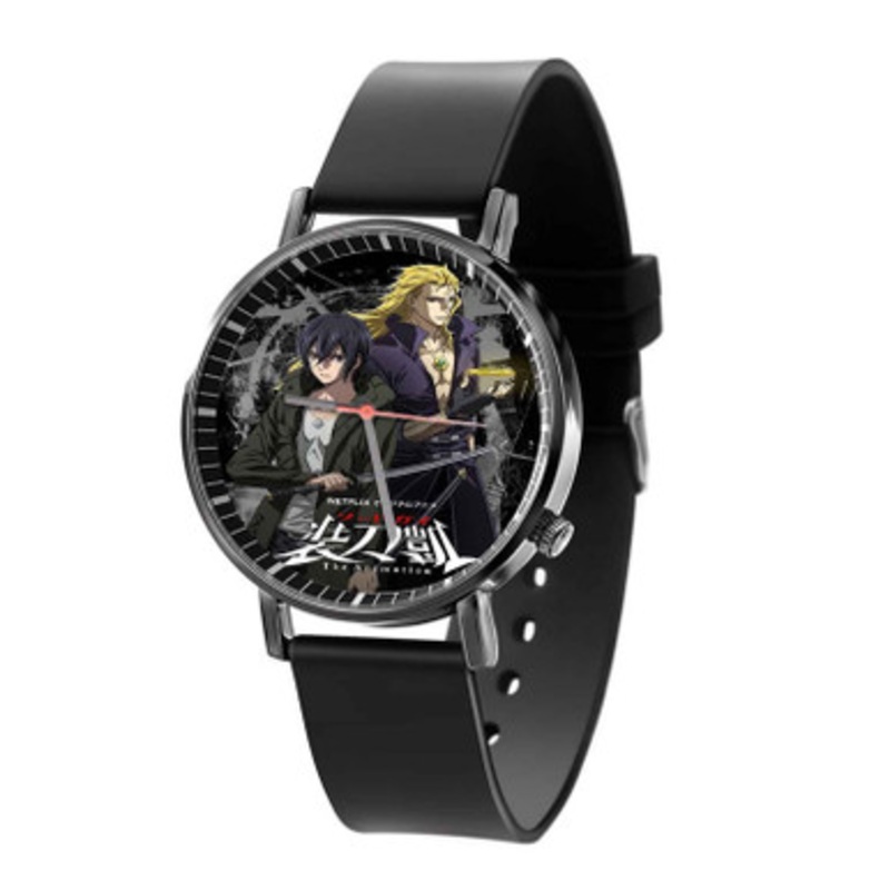 Sword Gai The Animation Black Quartz Watch With Premium Gift Box for Unisex