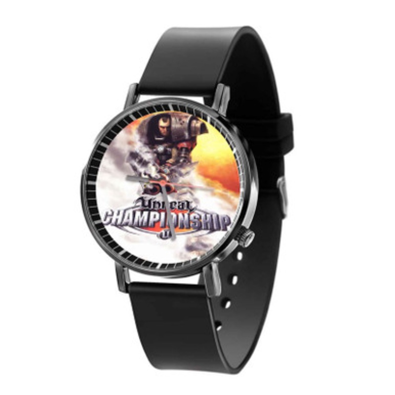 Unreal Championship Black Quartz Watch Unisex With Premium Gift Box