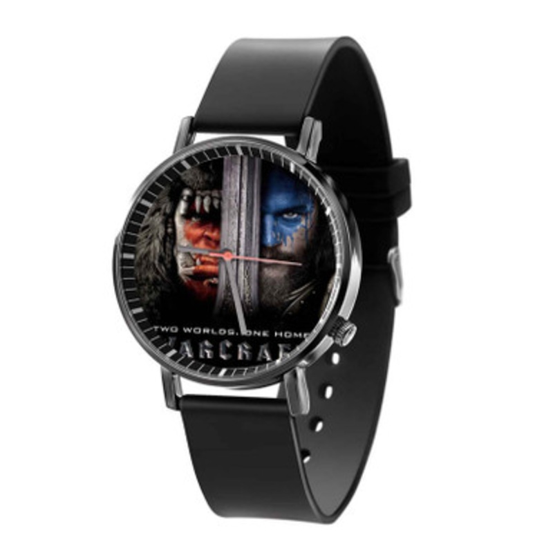 Warcraft Lothar and Durotan Black Quartz Watch Unisex With Premium Gift Box