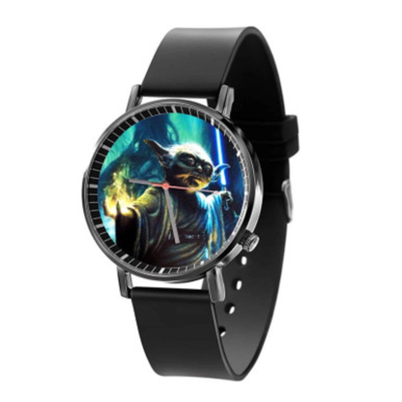 Yoda Star Wars Light Saber Unisex Quartz Watch With Premium Gift Box