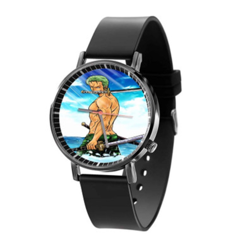 Zoro One Piece Black Quartz Watch Unisex With Premium Gift Box