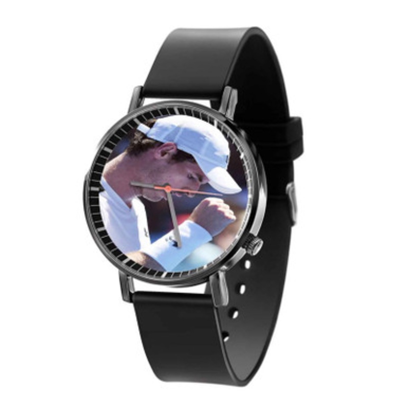Andy Murray Art Black Quartz Watch Unisex With Premium Gift Box