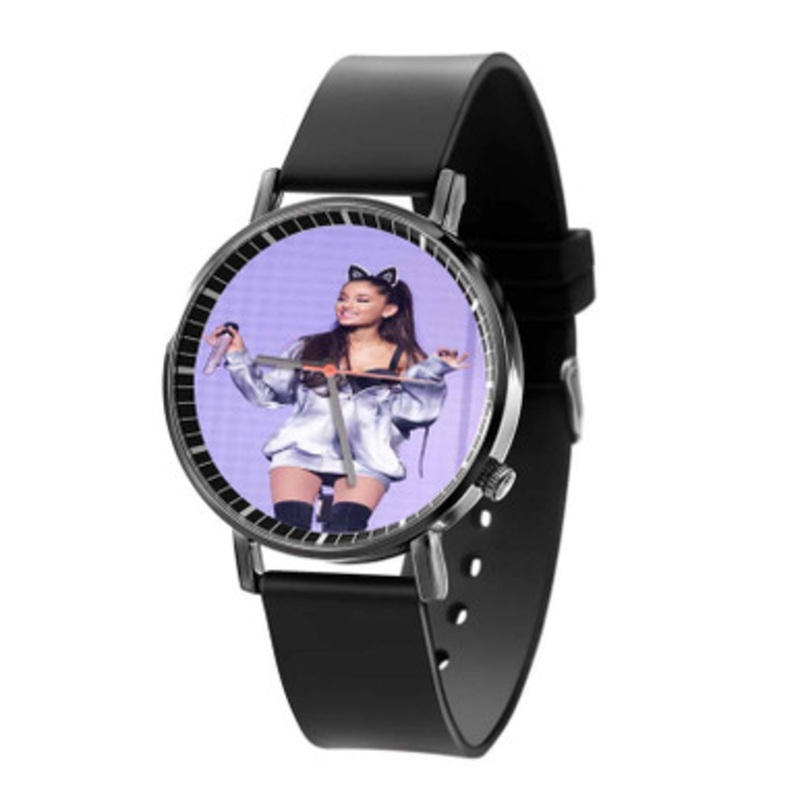 Ariana Grande Sing Black Quartz Watch Unisex With Premium Gift Box