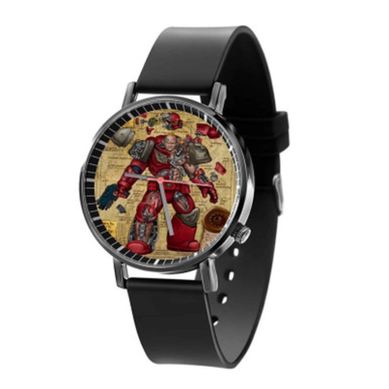 Astartes Armor Black Quartz Watch With Premium Gift Box for Unisex