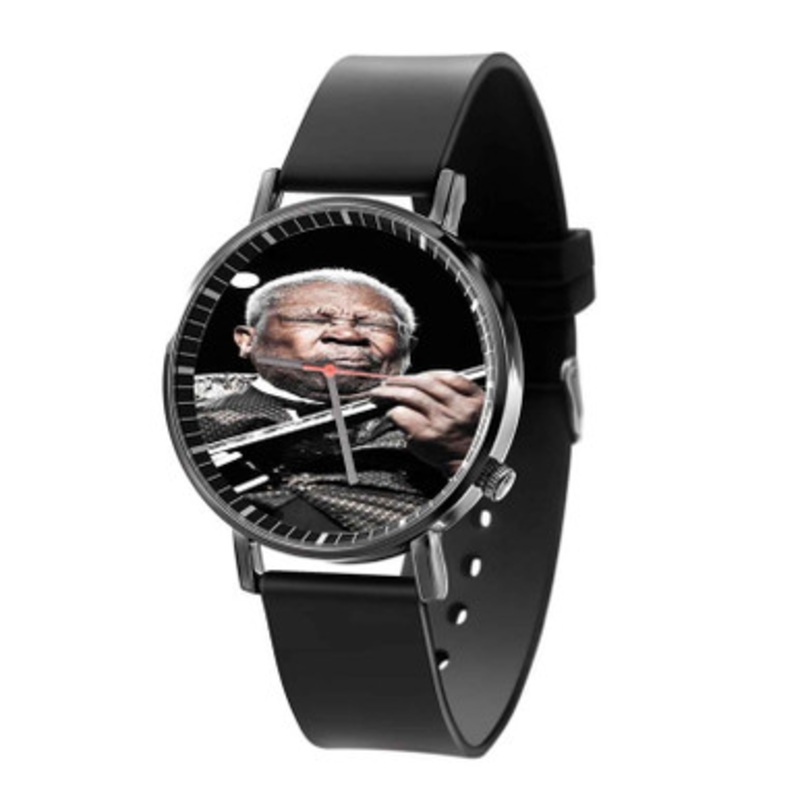 BB King Black Quartz Watch Unisex With Premium Gift Box