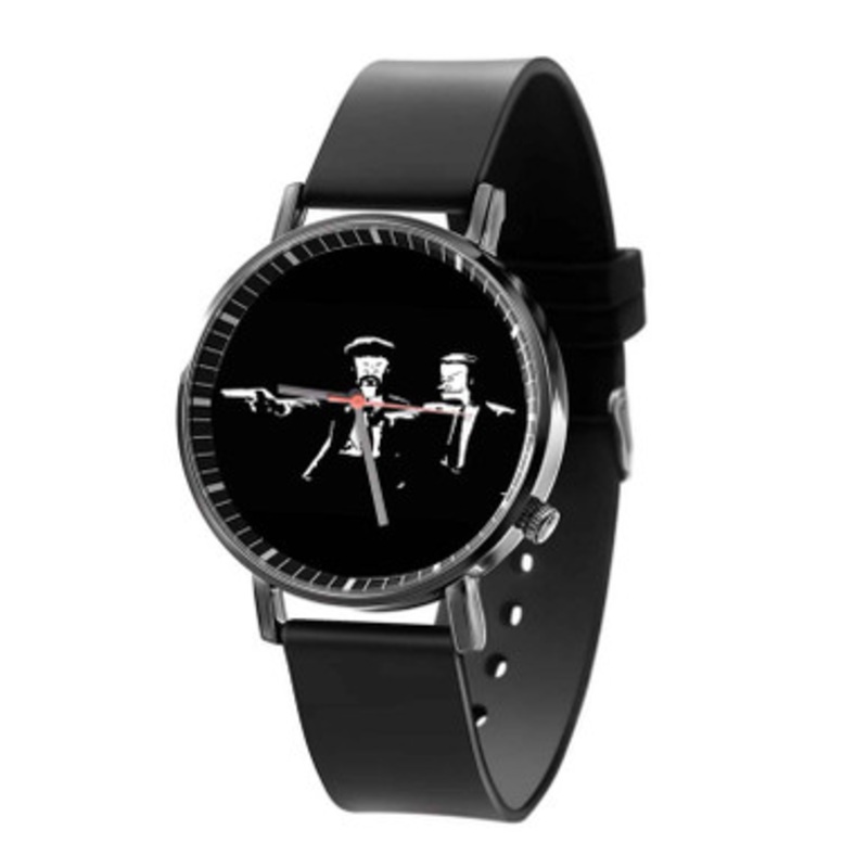 Beavis Butthead Pulp Fiction Unisex Black Quartz Watch With Premium Gift Box