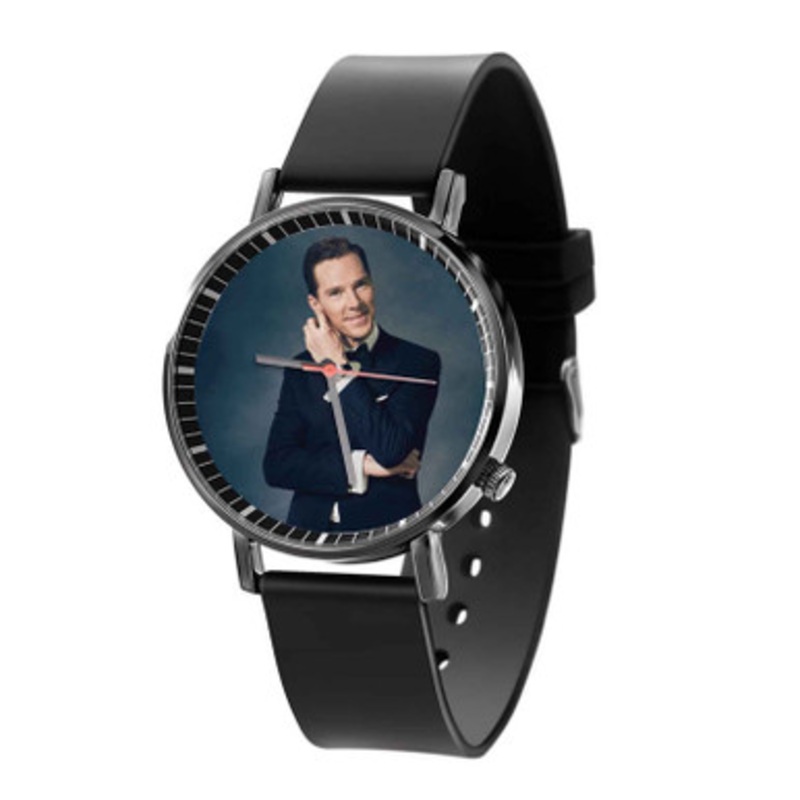 Benedict Cumberbatch Black Quartz Watch With Premium Gift Box for Unisex