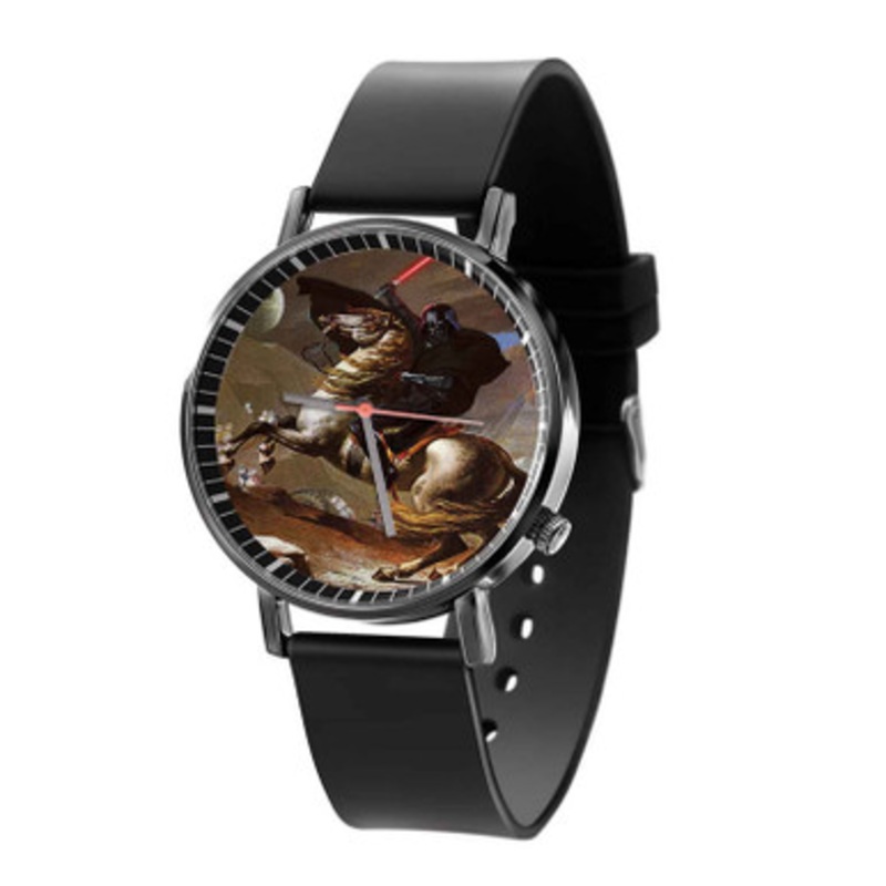 Darth Vader Star Wars Napoleon Black Quartz Watch Unisex With Premium Gift Box
