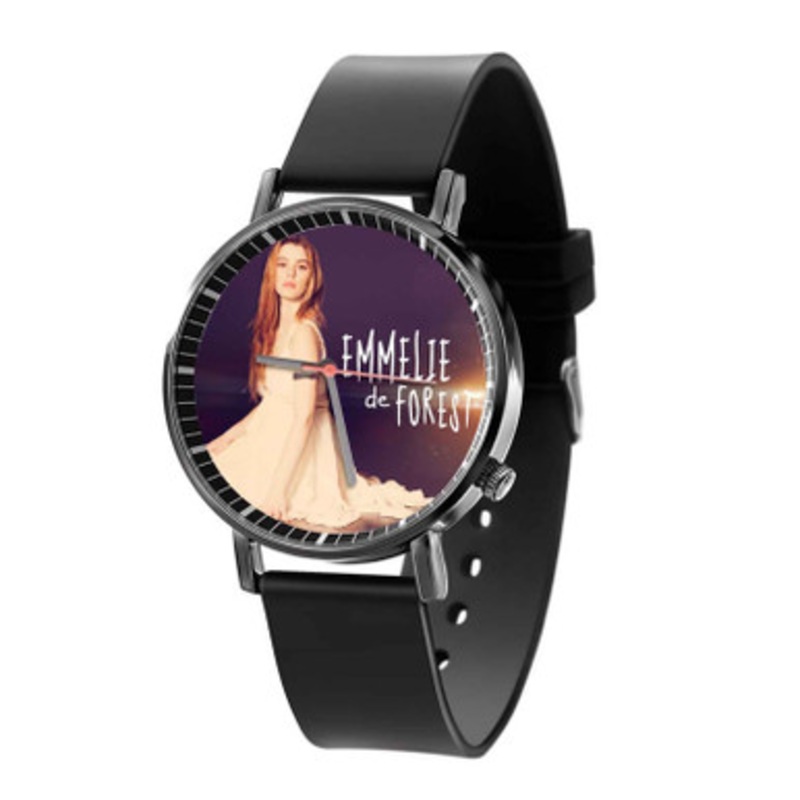 Emmelie de Forest Black Quartz Watch Unisex With Premium Gift Box