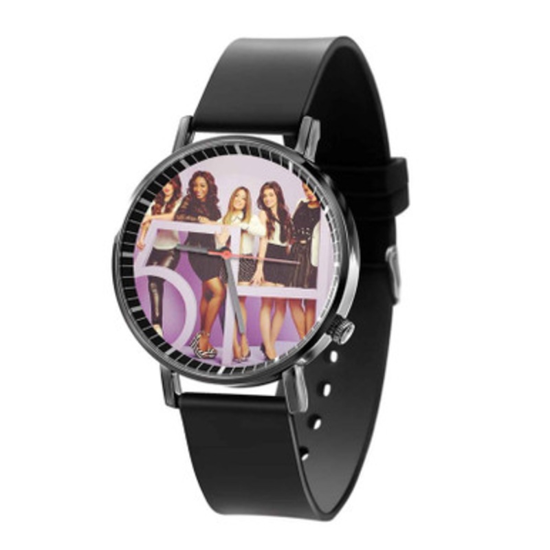 Fifth Harmony Print Black Quartz Watch Unisex With Premium Gift Box