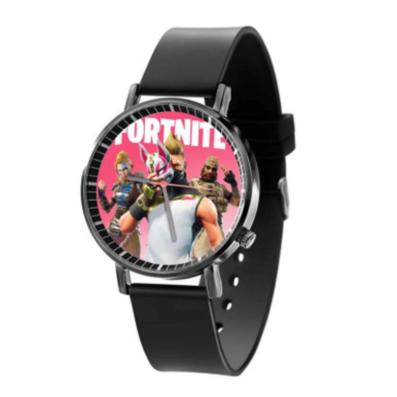 Fortnite Season 5 Black Quartz Watch With Premium Gift Box for Unisex