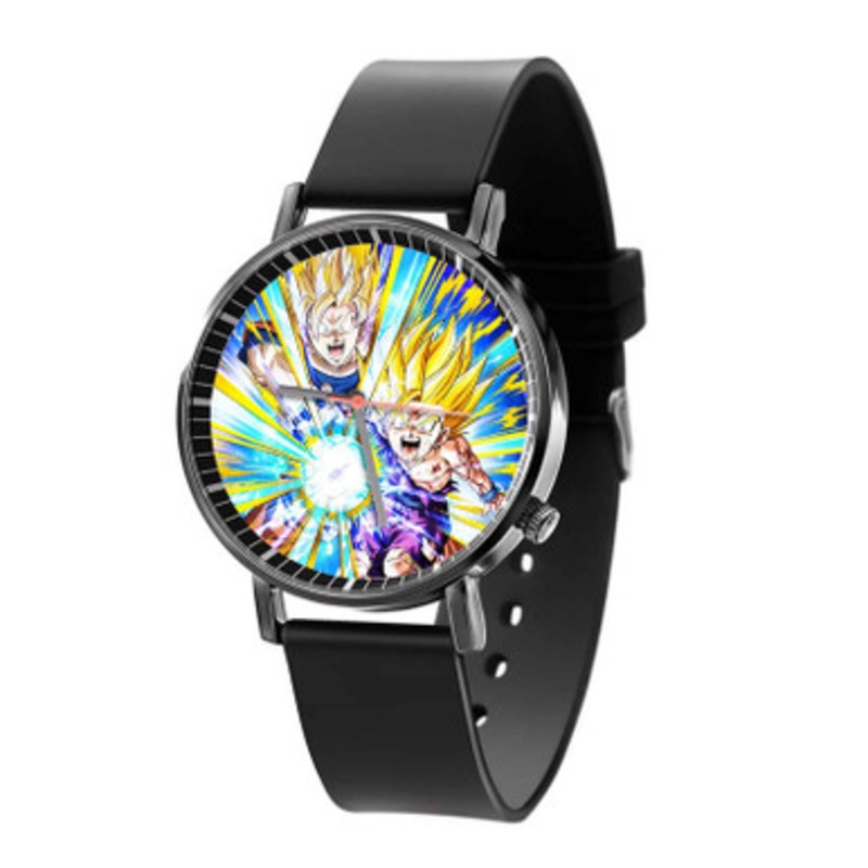 Goku and Gohan Dragon Ball Unisex Black Quartz Watch With Premium Gift Box