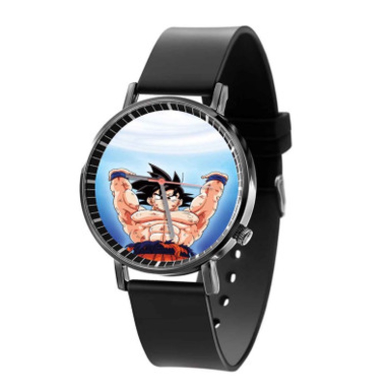 Goku Spirit Bomb Dragon Ball Z Black Quartz Watch Unisex With Premium Gift Box
