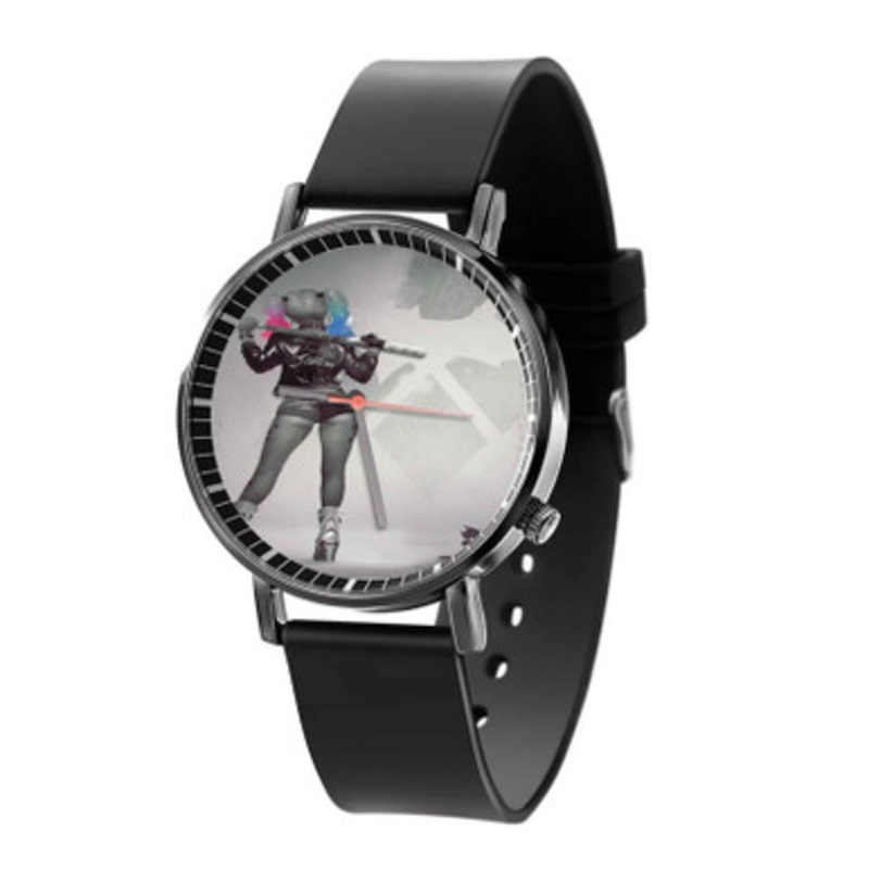 Harley Quinn Joker Batman Black Quartz Watch Unisex With Premium Gift Box
