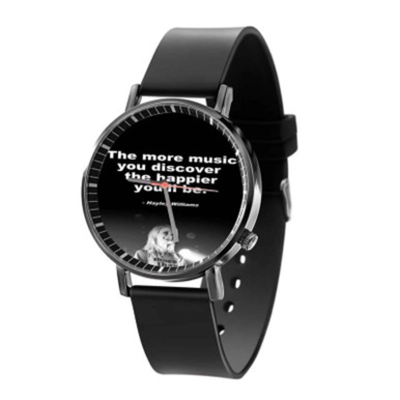 Hayley Williams Quotes Black Quartz Watch Unisex With Premium Gift Box