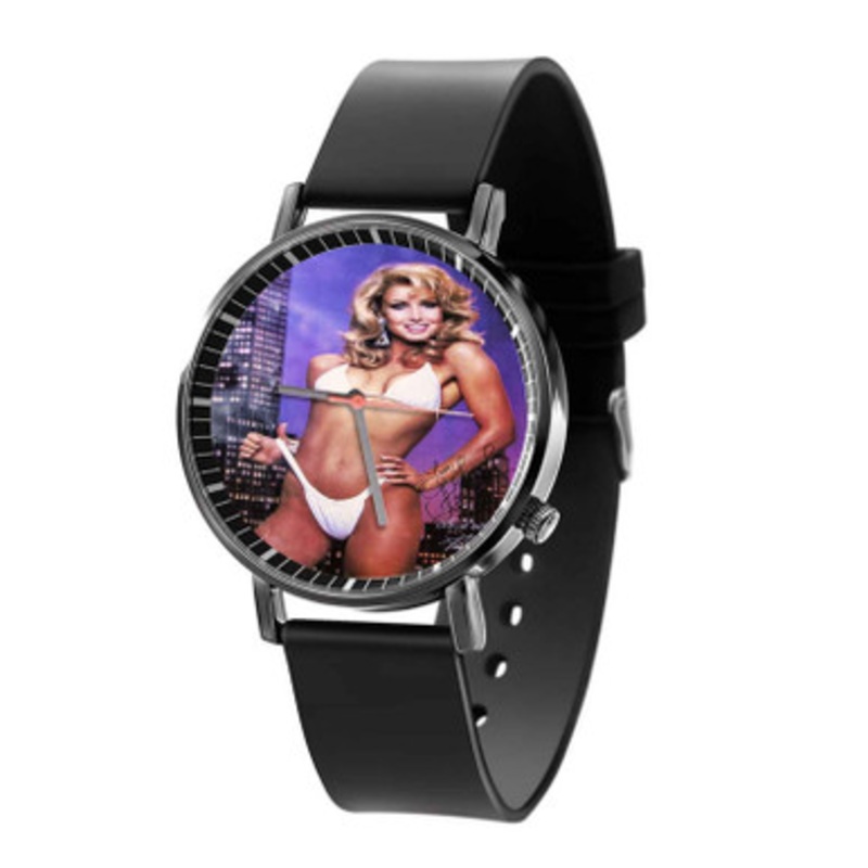 Heather THomas Black Quartz Watch With Premium Gift Box for Unisex