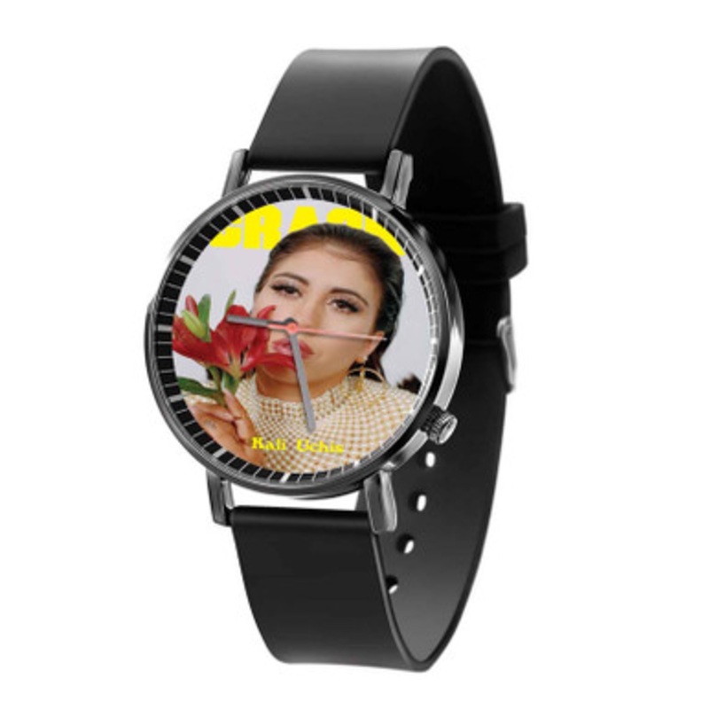 Kali Uchis Black Quartz Watch With Premium Gift Box for Unisex