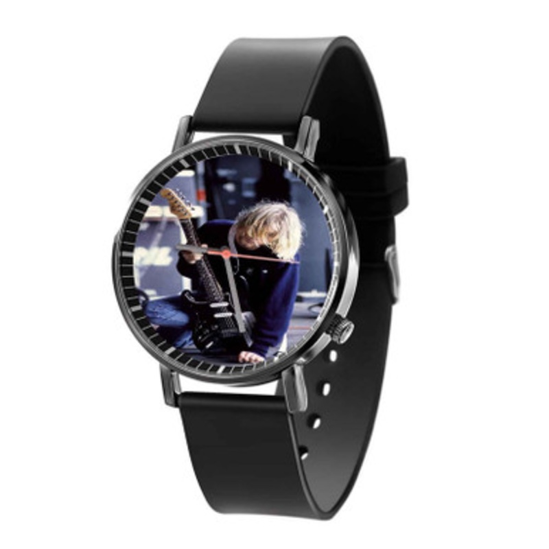Kurt Cobain Nirvana Music Black Quartz Watch Unisex With Premium Gift Box